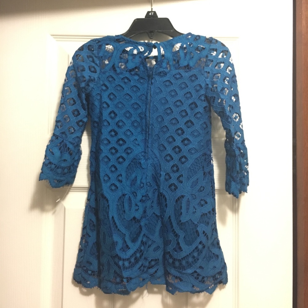 Rare Editions size 2t lace overlay dress